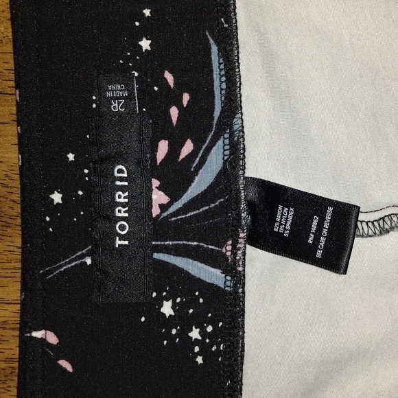 Torrid Floral Leggings Pants 2X - Picture 3 of 4